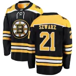 Fanatics Branded Jordan Szwarz Boston Bruins Breakaway Home Jersey - Black
