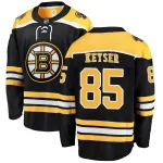 Fanatics Branded Kyle Keyser Boston Bruins Breakaway Home Jersey - Black