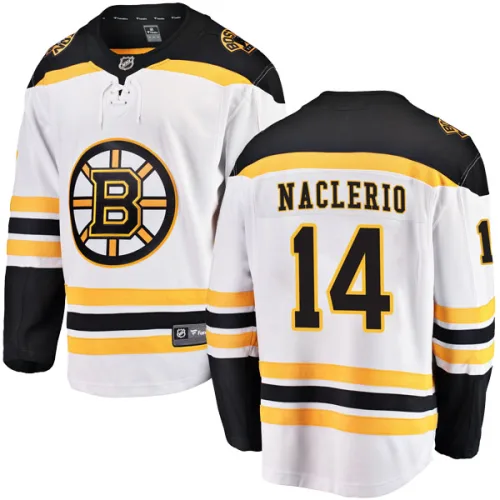 Fanatics Branded Mark Naclerio Boston Bruins Breakaway Away Jersey - White
