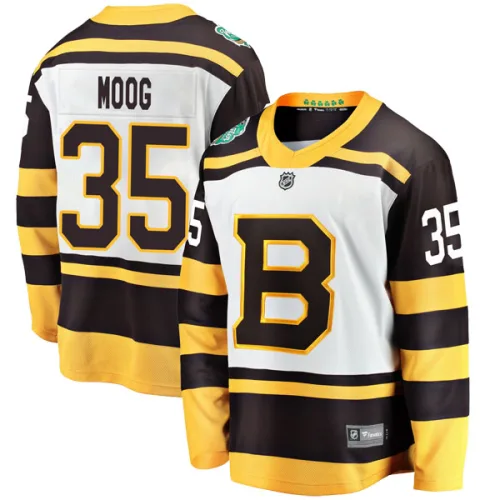 Fanatics Branded Men's Andy Moog Boston Bruins 2019 Winter Classic Breakaway Jersey - White