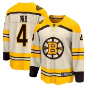 Fanatics Branded Men's Bobby Orr Boston Bruins Premier Breakaway 100th Anniversary Jersey - Cream