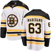 Fanatics Branded Men's Brad Marchand Boston Bruins Breakaway Away Jersey - White