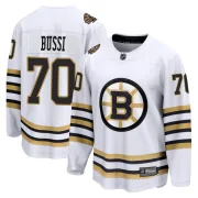 Fanatics Branded Men's Brandon Bussi Boston Bruins Premier Breakaway 100th Anniversary Jersey - White