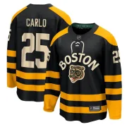 Fanatics Branded Men's Brandon Carlo Boston Bruins Breakaway 2023 Winter Classic Jersey - Black