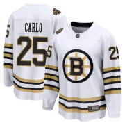 Fanatics Branded Men's Brandon Carlo Boston Bruins Premier Breakaway 100th Anniversary Jersey - White