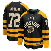Fanatics Branded Men's Brett Harrison Boston Bruins Breakaway 2023 Winter Classic Jersey - Black