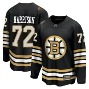 Fanatics Branded Men's Brett Harrison Boston Bruins Premier Breakaway 100th Anniversary Jersey - Black