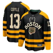 Fanatics Branded Men's Charlie Coyle Boston Bruins Breakaway 2023 Winter Classic Jersey - Black