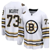 Fanatics Branded Men's Charlie McAvoy Boston Bruins Premier Breakaway 100th Anniversary Jersey - White