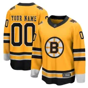 Fanatics Branded Men's Custom Boston Bruins Custom Breakaway 2020/21 Special Edition Jersey - Gold
