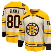 Fanatics Branded Men's Daniel Vladar Boston Bruins Premier Breakaway 100th Anniversary Jersey - Cream
