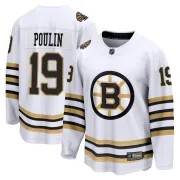 Fanatics Branded Men's Dave Poulin Boston Bruins Premier Breakaway 100th Anniversary Jersey - White