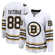 Fanatics Branded Men's David Pastrnak Boston Bruins Premier Breakaway 100th Anniversary Jersey - White