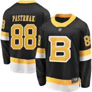 Fanatics Branded Men's David Pastrnak Boston Bruins Premier Breakaway Alternate Jersey - Black