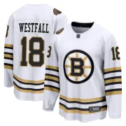 Fanatics Branded Men's Ed Westfall Boston Bruins Premier Breakaway 100th Anniversary Jersey - White
