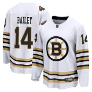 Fanatics Branded Men's Garnet Ace Bailey Boston Bruins Premier Breakaway 100th Anniversary Jersey - White