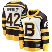Fanatics Branded Men's Georgii Merkulov Boston Bruins 2019 Winter Classic Breakaway Jersey - White