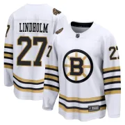 Fanatics Branded Men's Hampus Lindholm Boston Bruins Premier Breakaway 100th Anniversary Jersey - White
