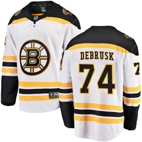 Fanatics Branded Men's Jake DeBrusk Boston Bruins Breakaway Away Jersey - White