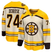 Fanatics Branded Men's Jake DeBrusk Boston Bruins Premier Breakaway 100th Anniversary Jersey - Cream