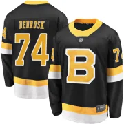Fanatics Branded Men's Jake DeBrusk Boston Bruins Premier Breakaway Alternate Jersey - Black