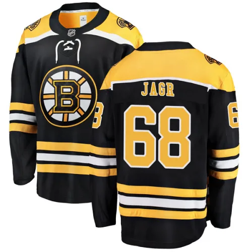 Fanatics Branded Men's Jaromir Jagr Boston Bruins Breakaway Home Jersey - Black