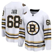 Fanatics Branded Men's Jaromir Jagr Boston Bruins Premier Breakaway 100th Anniversary Jersey - White