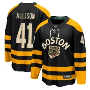 Fanatics Branded Men's Jason Allison Boston Bruins Breakaway 2023 Winter Classic Jersey - Black
