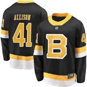 Fanatics Branded Men's Jason Allison Boston Bruins Premier Breakaway Alternate Jersey - Black