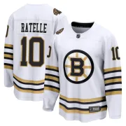 Fanatics Branded Men's Jean Ratelle Boston Bruins Premier Breakaway 100th Anniversary Jersey - White