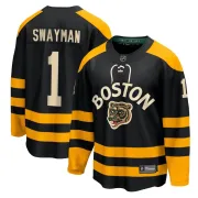 Fanatics Branded Men's Jeremy Swayman Boston Bruins Breakaway 2023 Winter Classic Jersey - Black