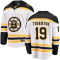 Fanatics Branded Men's Joe Thornton Boston Bruins Breakaway Away Jersey - White
