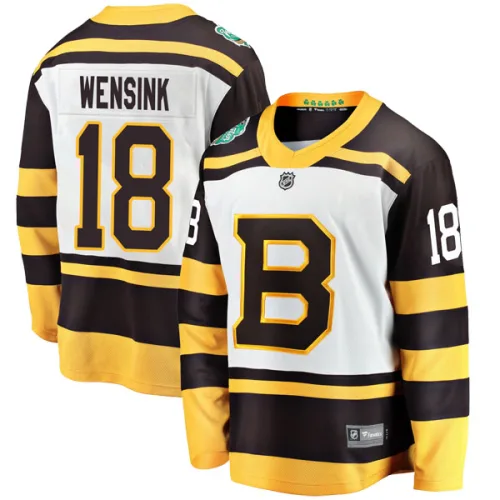 Fanatics Branded Men's John Wensink Boston Bruins 2019 Winter Classic Breakaway Jersey - White