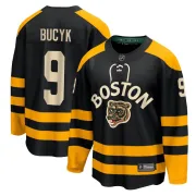 Fanatics Branded Men's Johnny Bucyk Boston Bruins Breakaway 2023 Winter Classic Jersey - Black