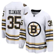 Fanatics Branded Men's Linus Ullmark Boston Bruins Premier Breakaway 100th Anniversary Jersey - White