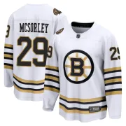 Fanatics Branded Men's Marty Mcsorley Boston Bruins Premier Breakaway 100th Anniversary Jersey - White