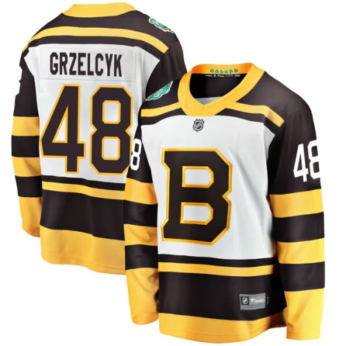 Fanatics Branded Men's Matt Grzelcyk Boston Bruins 2019 Winter Classic Breakaway Jersey - White