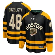 Fanatics Branded Men's Matt Grzelcyk Boston Bruins Breakaway 2023 Winter Classic Jersey - Black