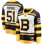 Fanatics Branded Men's Matthew Poitras Boston Bruins 2019 Winter Classic Breakaway Jersey - White