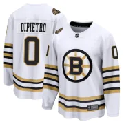 Fanatics Branded Men's Michael DiPietro Boston Bruins Premier Breakaway 100th Anniversary Jersey - White