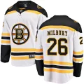 Fanatics Branded Men's Mike Milbury Boston Bruins Breakaway Away Jersey - White