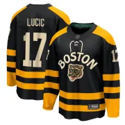 Fanatics Branded Men's Milan Lucic Boston Bruins Breakaway 2023 Winter Classic Jersey - Black