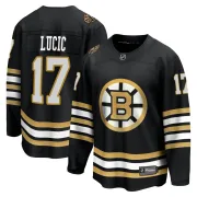 Fanatics Branded Men's Milan Lucic Boston Bruins Premier Breakaway 100th Anniversary Jersey - Black
