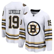 Fanatics Branded Men's Normand Leveille Boston Bruins Premier Breakaway 100th Anniversary Jersey - White