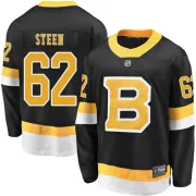Fanatics Branded Men's Oskar Steen Boston Bruins Premier Breakaway Alternate Jersey - Black