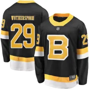 Fanatics Branded Men's Parker Wotherspoon Boston Bruins Premier Breakaway Alternate Jersey - Black