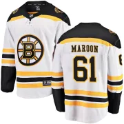 Fanatics Branded Men's Pat Maroon Boston Bruins Breakaway Away Jersey - White