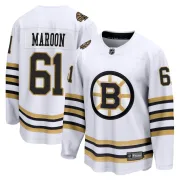 Fanatics Branded Men's Pat Maroon Boston Bruins Premier Breakaway 100th Anniversary Jersey - White