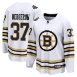 Fanatics Branded Men's Patrice Bergeron Boston Bruins Premier Breakaway 100th Anniversary Jersey - White