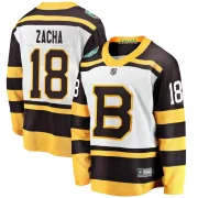 Fanatics Branded Men's Pavel Zacha Boston Bruins 2019 Winter Classic Breakaway Jersey - White